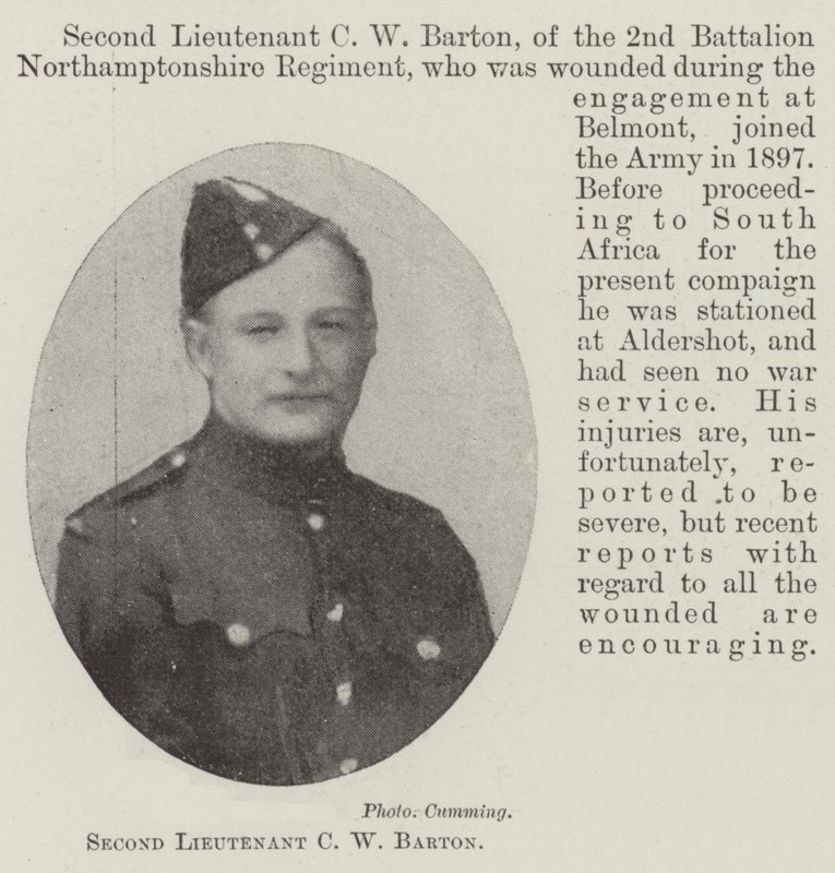 Zweiter Leutnant C W Barton von English Photographer
