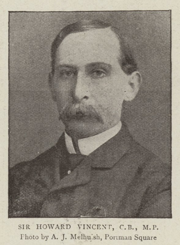 Sir Howard Vincent, CB, MP von English Photographer
