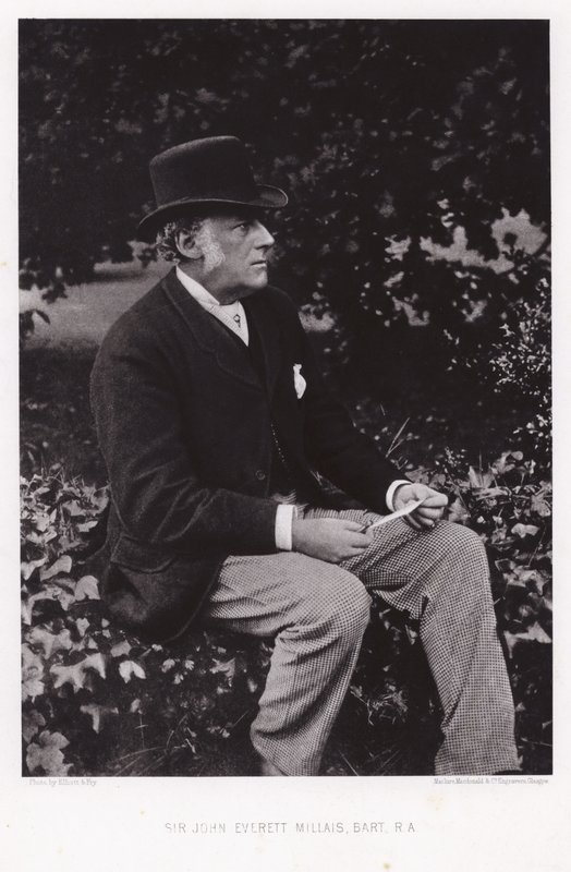 Sir John Everett Millais, englischer Künstler von English Photographer