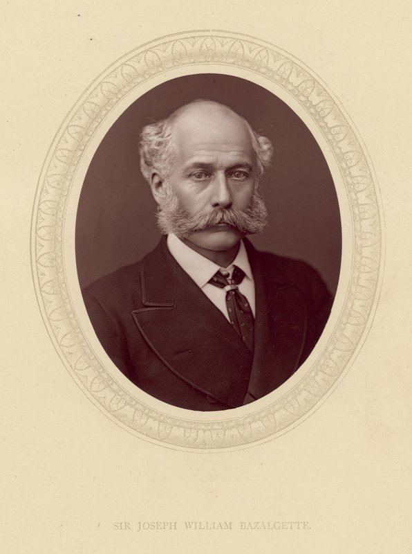 Sir Joseph William Bazalgette von English Photographer
