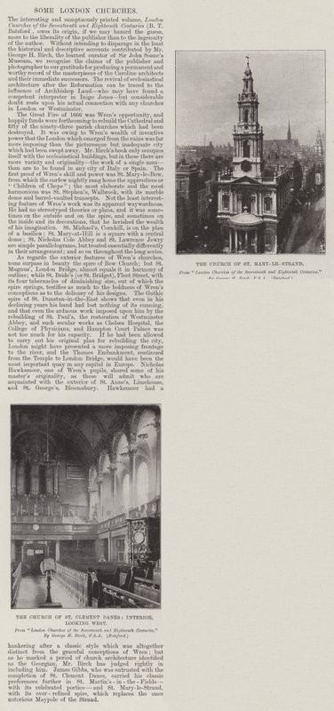 Einige Londoner Kirchen von English Photographer