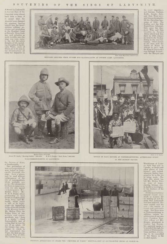 Souvenirs der Belagerung von Ladysmith von English Photographer