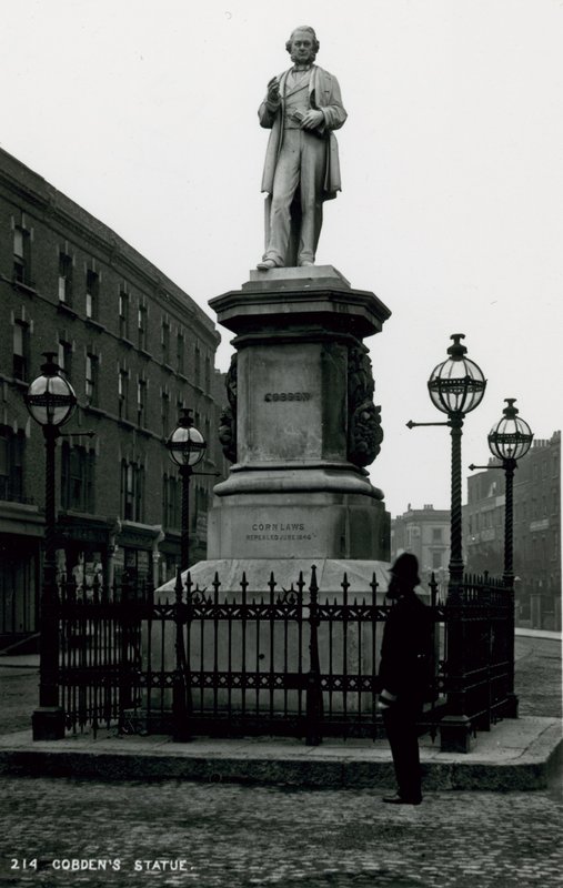 Statue von Richard Cobden von English Photographer
