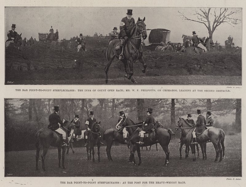 Die Bar Point-to-Point Hindernisrennen von English Photographer