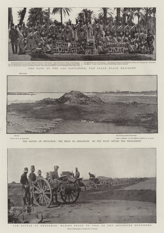 Die Schlacht von Omdurman von English Photographer
