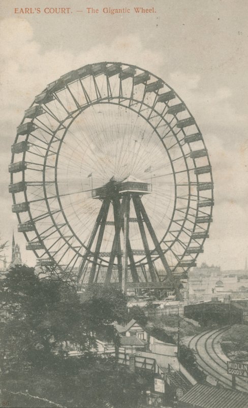 Das Gigantische Rad, Earls Court, London von English Photographer