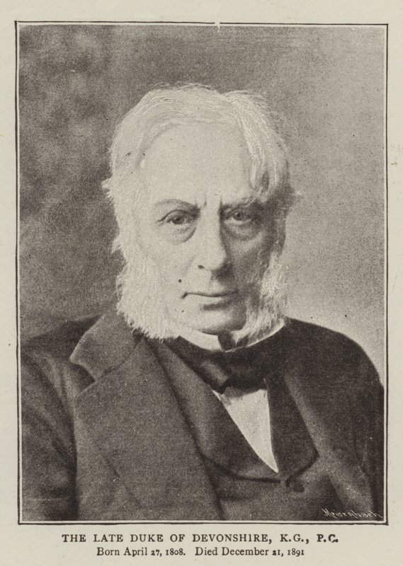 Der verstorbene Herzog von Devonshire, KG, PC von English Photographer