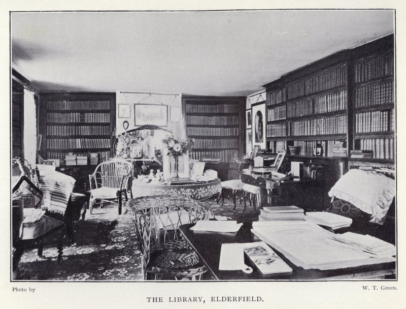 Die Bibliothek, Elderfield von English Photographer
