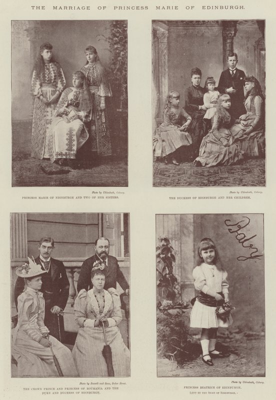 Die Hochzeit von Prinzessin Marie von Edinburgh von English Photographer