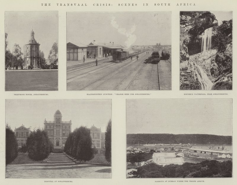 Die Transvaal-Krise, Szenen in Südafrika von English Photographer