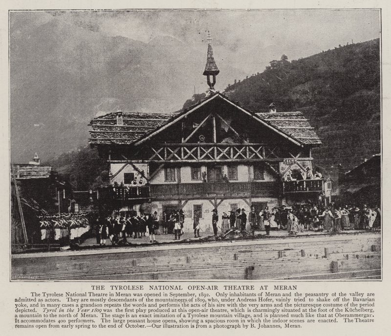 Das Tiroler National-Freilichttheater in Meran von English Photographer