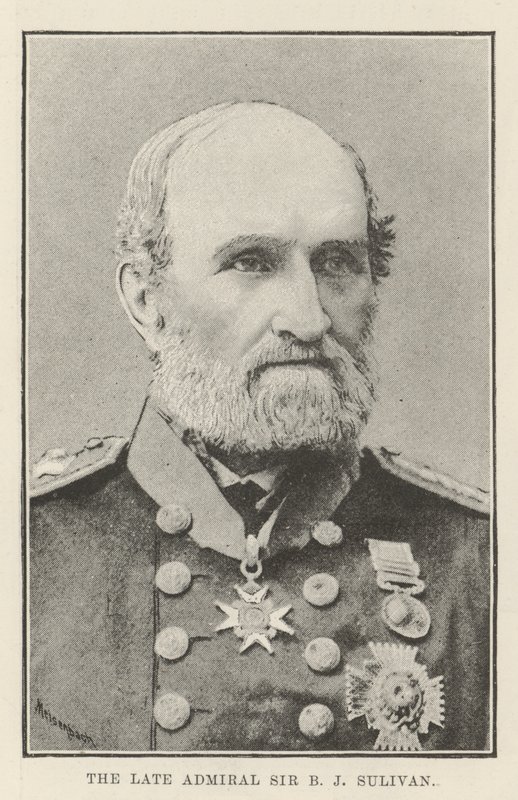 Der verstorbene Admiral Sir B J Sulivan von English Photographer