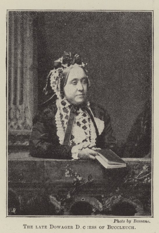 Die verstorbene Herzoginwitwe von Buccleuch von English Photographer