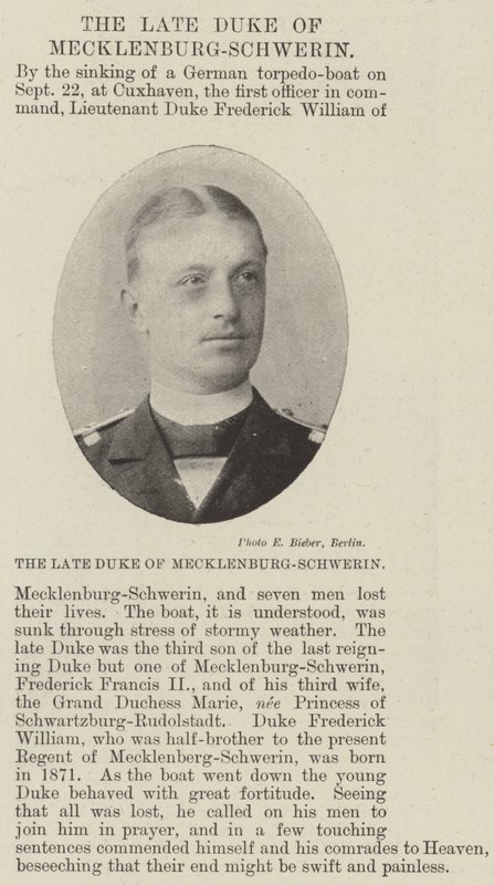 Der verstorbene Herzog von Mecklenburg-Schwerin von English Photographer