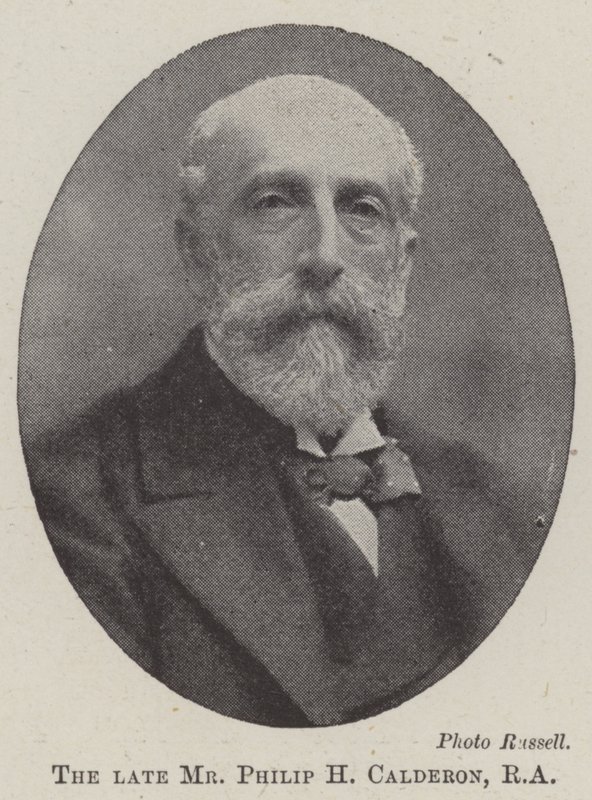Der verstorbene Herr Philip H. Calderon, RA von English Photographer