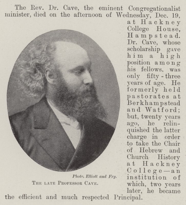 Der verstorbene Professor Cave von English Photographer