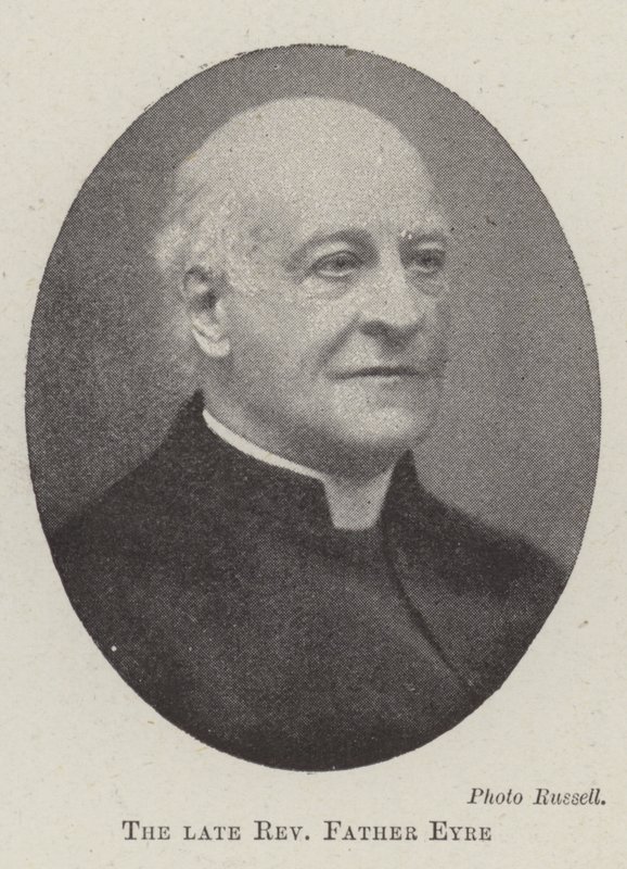 Der verstorbene Reverend Father Eyre von English Photographer