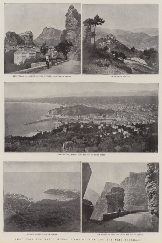 Ansichten von Nizza und der Umgebung von English Photographer