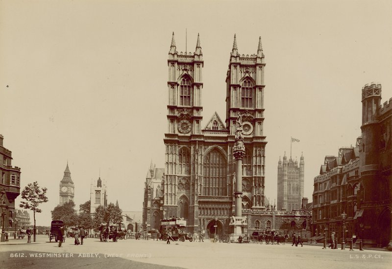 Westfassade der Westminster Abbey von English Photographer