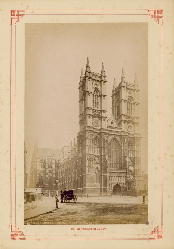 Westtürme der Westminster Abbey von English Photographer