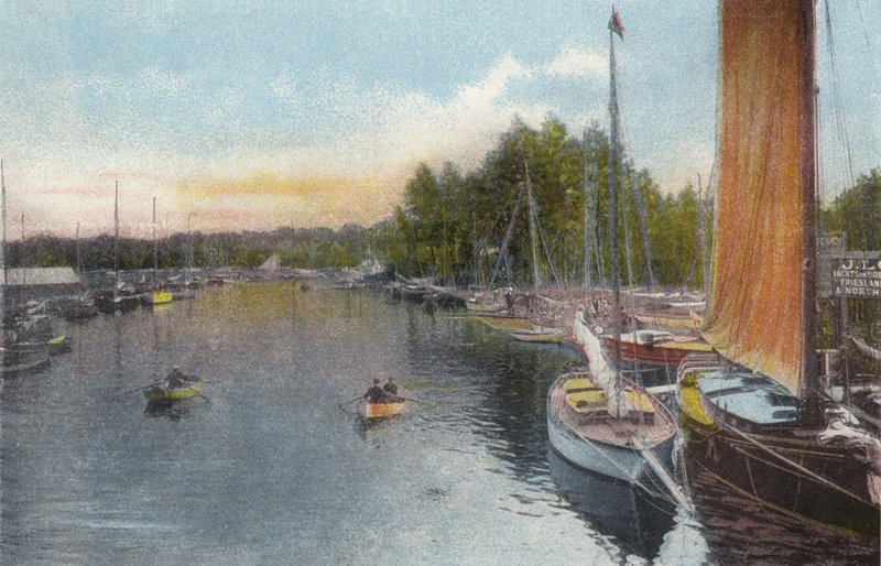 Wroxham, von der Brücke von English Photographer