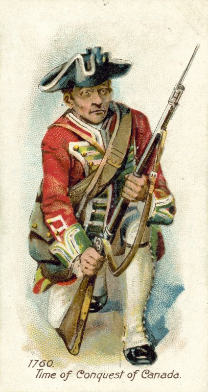 1760, Zeit der Eroberung Kanadas von English School