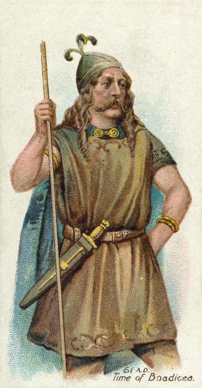 61 n. Chr., Zeit von Boudicca von English School