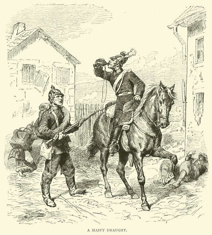 Ein hastiger Entwurf, Januar 1871 von English School