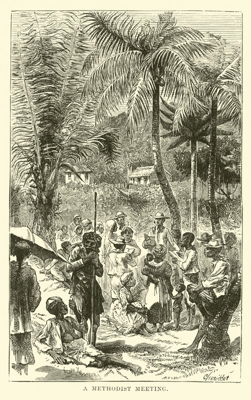 Ein Methodisten-Treffen von English School
