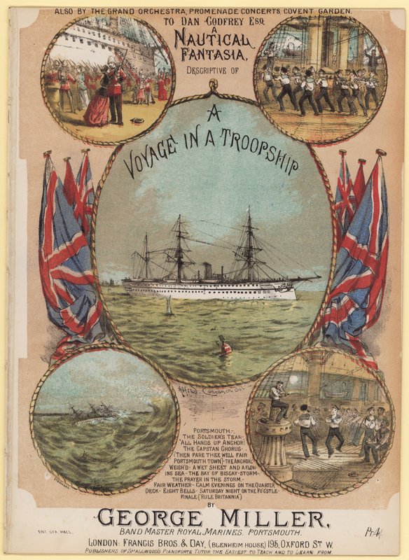 Eine Reise auf einem Truppenschiff von English School
