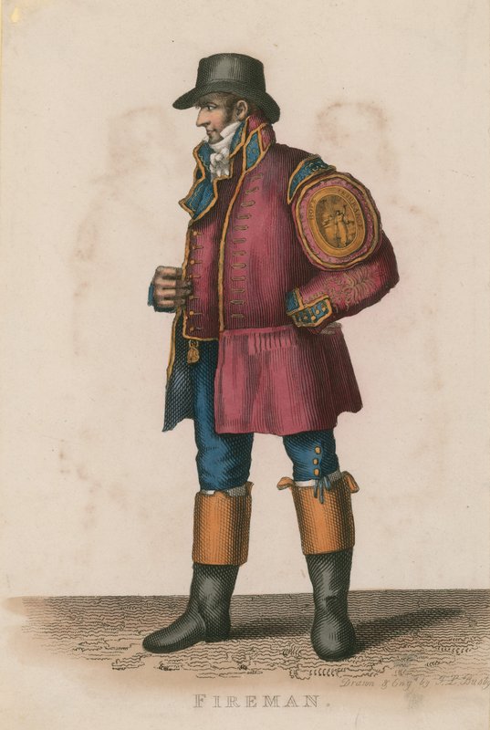 Ein Feuerwehrmann von English School