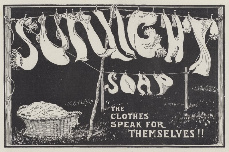 Werbung, Sunlight Soap (Gravur) von English School