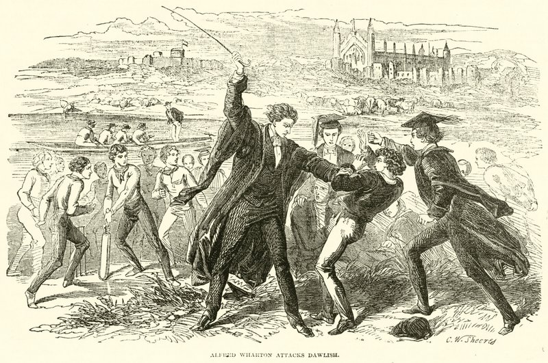 Alfred Wharton greift Dawlish an von English School