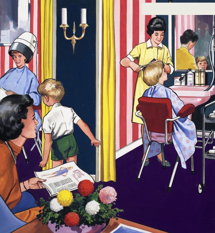 Beim Friseur von English School