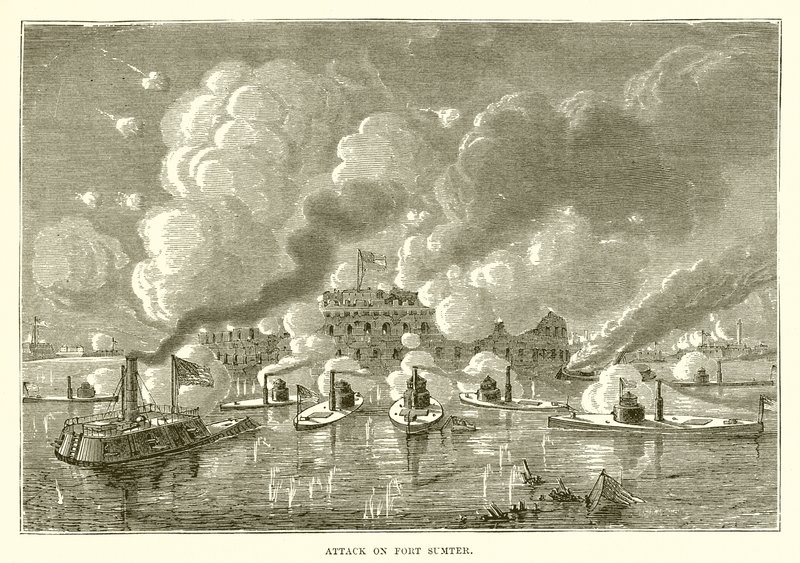 Angriff auf Fort Sumter von English School