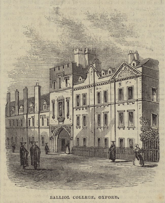 Balliol College, Oxford (Gravur) von English School