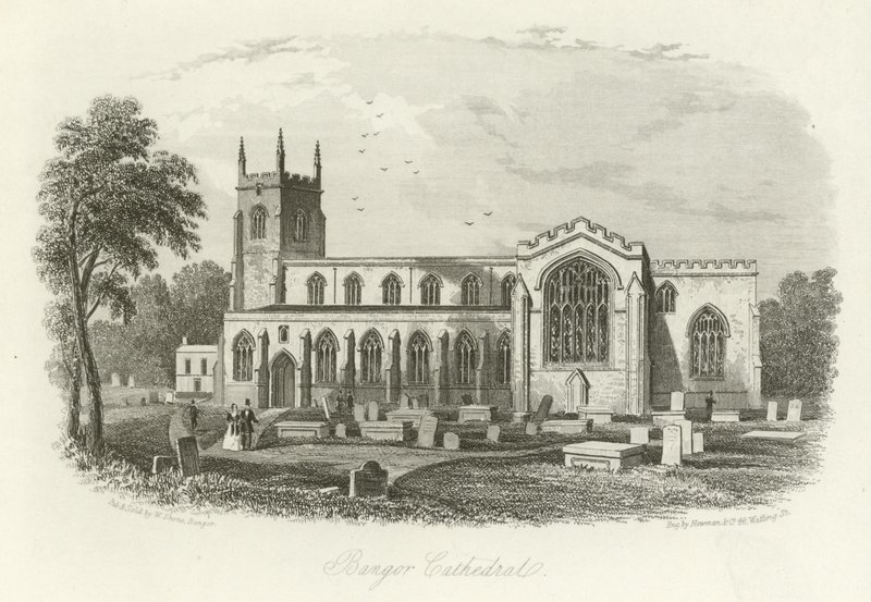 Bangor Kathedrale, Nordwales von English School