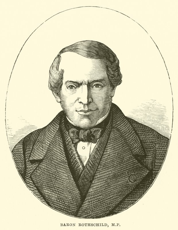 Baron Rothschild, MP (Stich) von English School