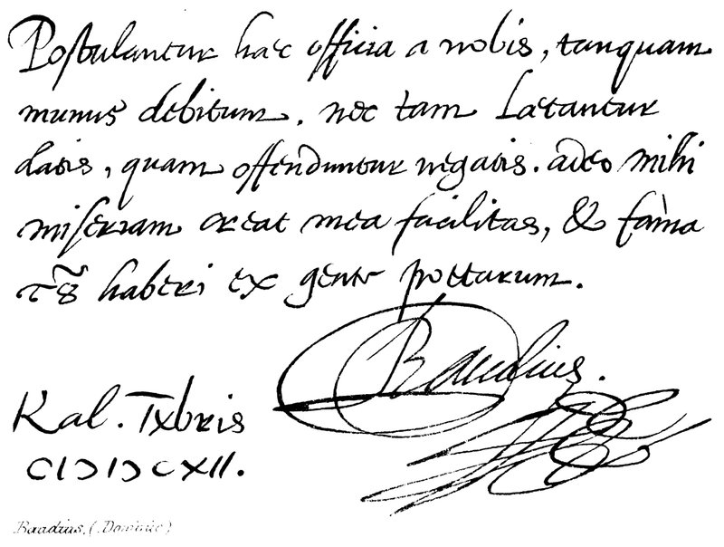 Dominic Baudius von English School