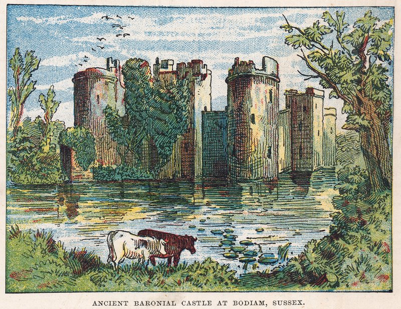 Bodiam Castle, Sussex von English School