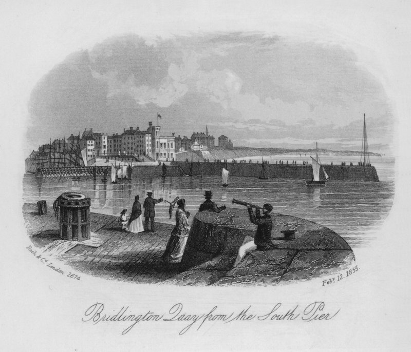 Bridlington Quay von der Süd-Pier von English School