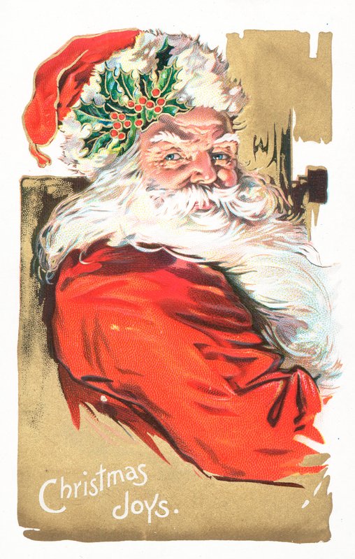 Britische Weihnachtskarte von English School