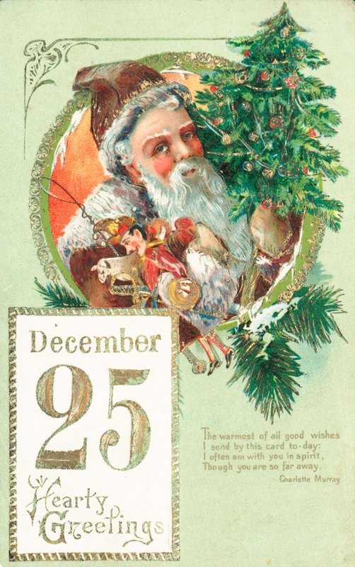 Britische Weihnachtskarten von English School