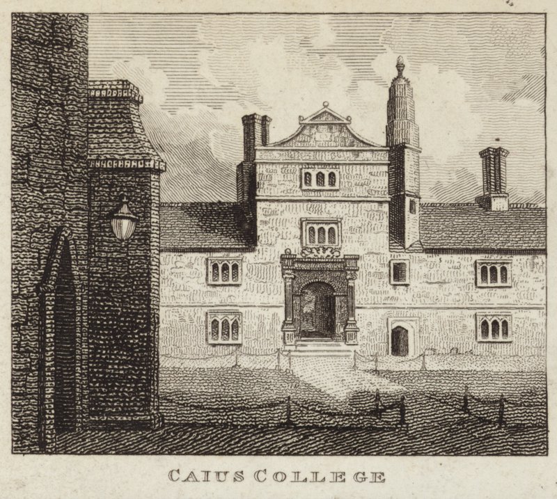 Caius College, Teil der Universität Cambridge von English School