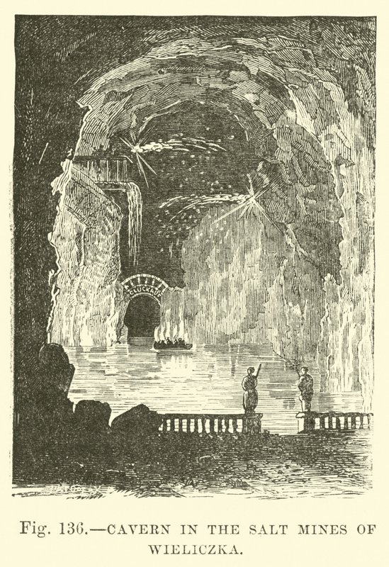 Höhle in den Salzminen von Wieliczka von English School