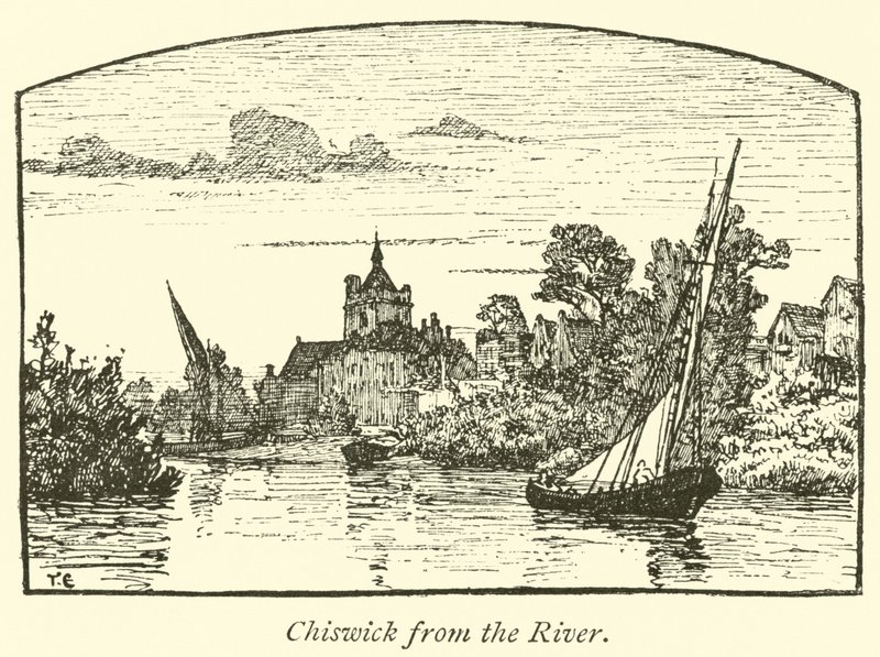 Chiswick vom Fluss von English School