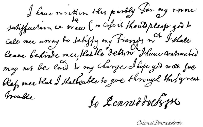 Oberst Penruddock von English School