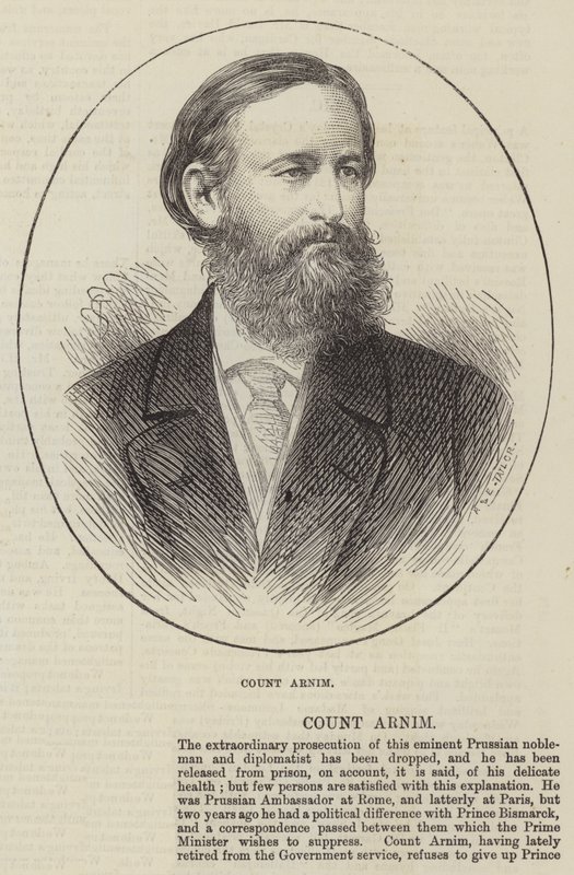 Graf Arnim (Gravur) von English School