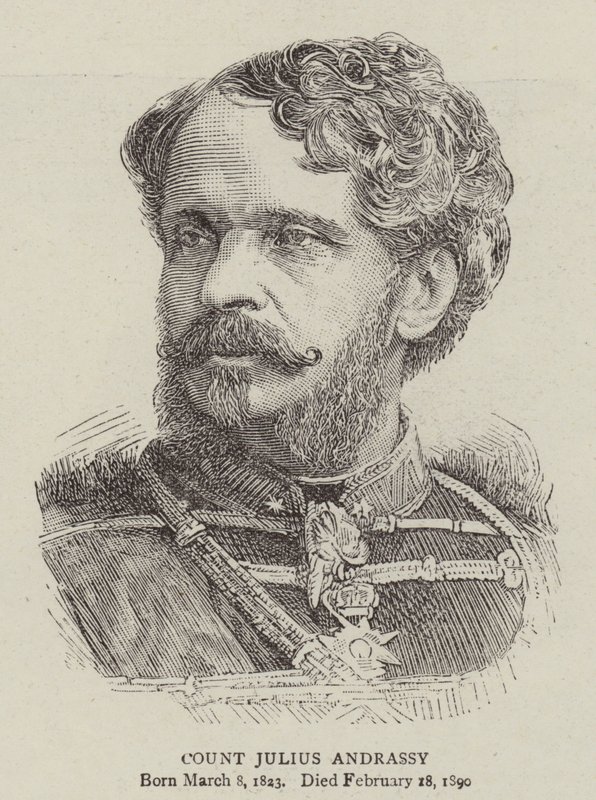 Graf Julius Andrassy (Gravur) von English School