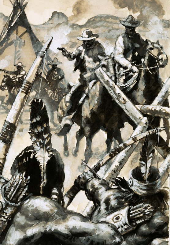 Cowboys und Indianer im Krieg von English School